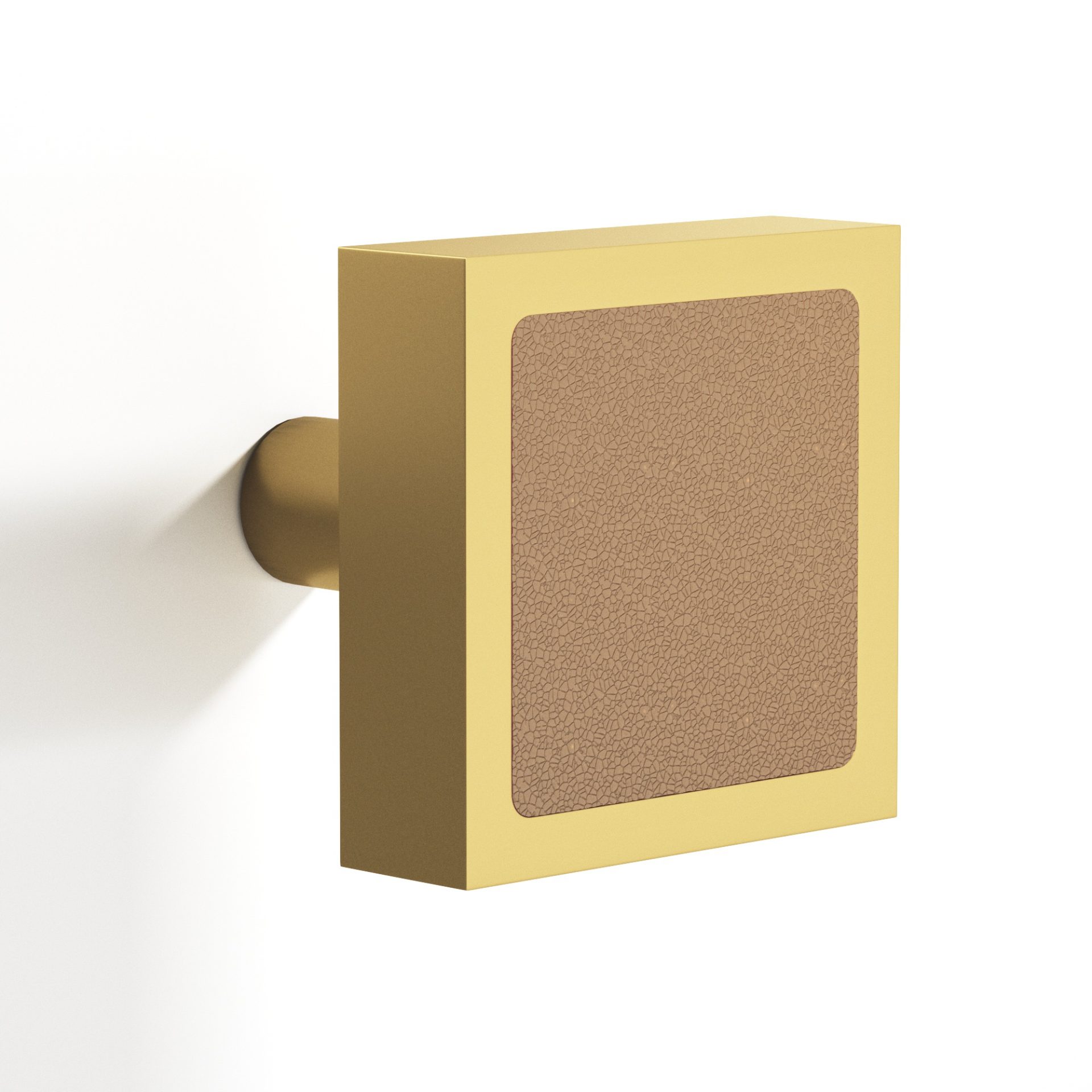The Tanners Craft L520 L521 L522 Series in Satin Brass with Pinseal Seal Rock Leather (4XL24)