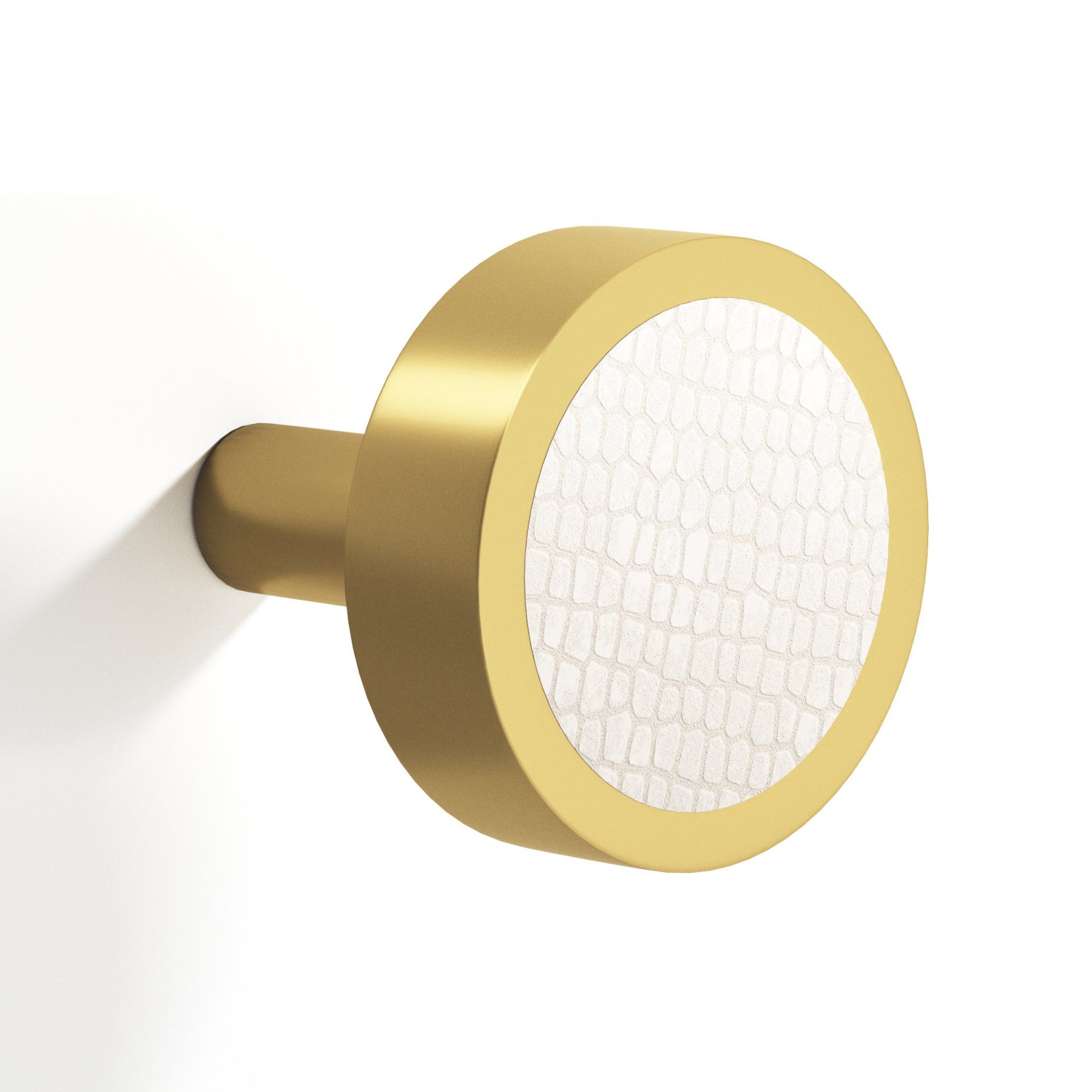 The Tanners Craft L510 L511 L512 Series in Satin Brass with Rattlesnake White Leather (4XL23)